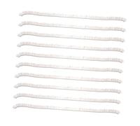 HAMPPLIES 20pcs Handmade Doll False Eyelashes Strips Wispy Lashes for Doll Dress Up DIY Soft Brown Eyelash Accessories Safe Nylon Material for Realistic Eyes Enhancement