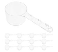 HAMPPLIES 20pcs Plastic Measuring Cups with Funnel Dual-use Mini Scoops for Milk Powder Facial Mask Baking Liquid Powder Measurement Spill-resistant Ergonomic Design for Precise Kitchen and