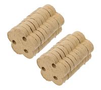 HAMPPLIES 20pcs Plum Blossom Cake for Moxibustion Therapy Chinese Wormwood Cake Lightweight Portable Acupuncture Care Tool for Home Outdoor Use