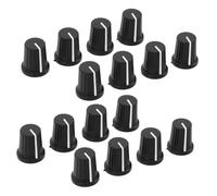 HAMPPLIES 20pcs Potentiometer Control Knobs Rotary Caps with Plum Handle for Audio Volume Speed Adjustment Compatible with Dj Mixers and Electronic Devices