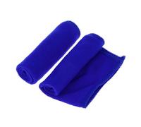 HAMPPLIES 20pcs Premium Ultra Fine Microfiber Blue Highly Absorbent Cloths for Kitchen Dirt Dust Removal Wet Dry Use