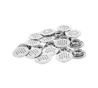 HAMPPLIES 20pcs Stainless Steel Round Air Vents Covers for Cabinets Shoe Cabinets Closets with Breathable Holes for Ventilation and Heat Dissipation Corrosion-Resistant Mesh for Home Office