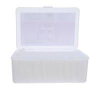 HAMPPLIES 240pcs Cotton Makeup Remover Pads Absorbent Facial Cleansing Pads for Eyes Lips Face Dual-use Gentle Soft Portable Boxed for Thorough Eye Shadow Removal