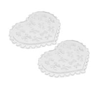 HAMPPLIES 2pcs 3D Bow Silicone Mold for Nails Cute Bowknot Nail Art Sculpting Tools Reusable Manicure Molds for Home and Salon Decoration