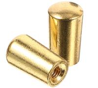 HAMPPLIES 2pcs 4mm Metal Electric Guitar Toggle Switch Caps Replacement Tips for Classic Model, Gold Rocker Pickup Switch Covers, Electric Guitar Accessories