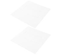 HAMPPLIES 2pcs Acrylic Butterfly Bow Tie Router Template Jig Set 2mm Thick for Woodworking Inlay, Decorative Joints, and Wood Stabilization Projects