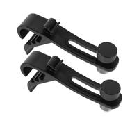 HAMPPLIES 2pcs Adjustable Shockproof Drum Microphone Clips Drum Rim Mic Mount Clamps for Professional Recording Vibration Isolation Quick Installation Compatible with Various Microphone