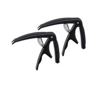 HAMPPLIES 2pcs Adjustable Tension Guitar Capos for Acoustic and Classical Guitars Lightweight Abs Clip Capo with Smooth One Handed Operation Quick Key Change Accessory