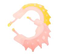 HAMPPLIES 2pcs Baby Shower Hat for Washing Hair with Adjustable Size, Pp and Tpe Material, Cute Visor Design Protects Baby's Eyes and Ears during Bath Time, for Toddlers and Boys and Girls