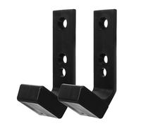 HAMPPLIES 2pcs Barbell Holder Vertical Wall Mounted Rack for Gym and Home Use, Easy to Install Dumbbell Pole Storage Rack with Space Saving PC Material Design for Efficient Bar Storage