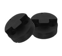 HAMPPLIES 2pcs Black Violin Practice Mutes Sound Dampener for Quiet Training Sessions Noise Reduction Accessory for Studio Rehearsal Music Practice