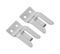 HAMPPLIES 2pcs Car Microphone Clip Holder for Cb Radio with Suspension Hooks Space-saving Mounting Bracket to Reduce Shaking and Enhance Call Clarity Compatible with Various Vehicle Models