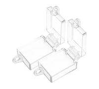 HAMPPLIES 2pcs Clear Rocker Switch Protector Covers with Transparent Flipping Design Plastic Toggle Button Guards for Easy Installation and Extended Switch Lifespan