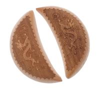 HAMPPLIES 2Pcs Crescent-shaped Divination Cups Taoist Holy Tool Portable Spiritual Supplies for Home Altar Decor and Cosplay