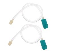 HAMPPLIES 2pcs Cupping Pump Tube Extension Transparent Replacement Vacuum Hose for Dry and Wet Body Cupping Therapy Enhanced Performance Hand Pump Parts