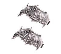 HAMPPLIES 2pcs Devil Wings Hair Clip Halloween Party Decor Wings Accessory for Skeleton Cosplay