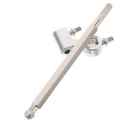 HAMPPLIES 2pcs Double Chain Bass Drum Pedal Linkage Connector Arm Smooth Rotating Drive Shaft for Drum Pedal Accessories Easy Replacement Parts