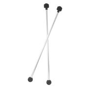 HAMPPLIES 2pcs Double- Marimba Mallets Soft Rubber and Felt Tips for Percussion Instruments Like Xylophone Tongue Drum and Chimes and Comfortable to Use