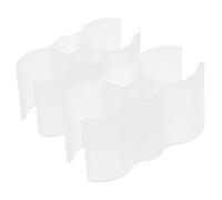 HAMPPLIES 2pcs Double Port Broom and Mop Holder Wall Mount Clamps Storage Clips for Efficient Space Management in Home Cleaning Accessories