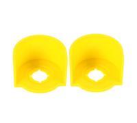 HAMPPLIES 2pcs Emergency Stop Button Protector Cover Easy Installation for Machinery Safety Assurance Accident Prevention Shield for Equipment