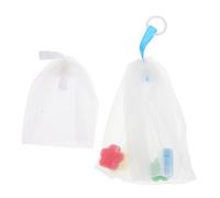 HAMPPLIES 2pcs Facial Foaming Nets Soap Mesh Bags for Quick Bubble Creation Multipurpose Face Wash Cleansing Nets Lightweight Travel for Bright Smooth Skin and Soap Storage