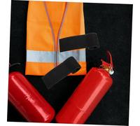 HAMPPLIES 2pcs Fire Extinguisher Fixing Straps for Car Portable Adhesive Vehicle Mounting Bands Lightweight Quick Installation Compatible with All Fire Extinguishers