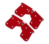 HAMPPLIES 2pcs Folding Attic Ladder Pull Down Hinge Replacement Kit with Robust Herringbone Structure Space Saving Design Easy Installation for Home and Engineering Use