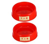 HAMPPLIES 2PCS Glow Dark Plastic Fire Extinguisher Base Floor Stand Holder for Home and Public Places Stable Extinguisher Mount Safe Storage for Units