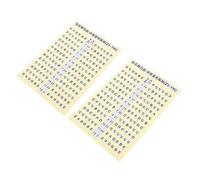 HAMPPLIES 2Pcs Guitar Fretboard Note Stickers Printed Scale Decals Easy to Apply and Remove Practical Learning Helper for Beginners Acoustic and Electric Guitars
