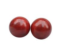 HAMPPLIES 2pcs Hand Massage Balls 5cm Acupressure Roller for Circulation Wooden Stress Relief Balls for Relaxation and Therapy