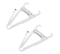 HAMPPLIES 2pcs Handheld Fat Measuring Caliper Tool Accurate Skinfold Measurement Device for Assessment Compact Portable and Easy to Use for Fitness Tracking
