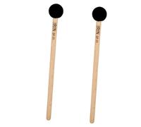 HAMPPLIES 2Pcs Head Singing Bowl Mallet Percussion Felt Drum Stick for Jazz Marimba and Tongue Drums Beech Handle for Easy Grip and Pure Sound