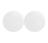 HAMPPLIES 2pcs Heated Massage Salt Stones Set for Spa Therapy Essential Oil Hot Stones for Back Neck Shoulder Massage 5cm Natural White Salt for Home and Sauna Use