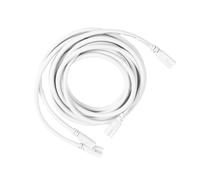 HAMPPLIES 2PCS LED Integrated Tube Power Cable Double-ended Connector Wire for Fluorescent Lamps and LED Tube Lights Replacement