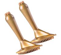 HAMPPLIES 2Pcs Manual Acupoint Massage Brush Handheld Muscle Massager for Neck Back Legs Waist Portable Skin Care Tool for Soothing Muscle Relief and Cellulite Treatment