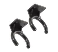 HAMPPLIES 2pcs Microphone Wall Hanger Hooks with Inner Mic Holder Brackets for Recording Studios Live Performances and Meetings Noise-reducing Secure Clamps