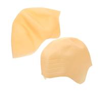 HAMPPLIES 2pcs Monk's Headgear Bald Cap for Women Bald Head Wig Cosplay Halloween Adult for Stage Performance