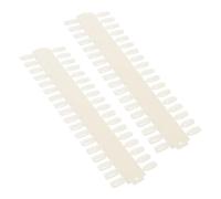 HAMPPLIES 2pcs Nail Tip Palette 72-color Display Board Single-sided Nail Sample Stick Natural Color for Manicure Practice and Art Salon Use