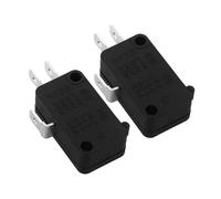 HAMPPLIES 2Pcs Pin Normally Open Micro Switch Replacement for Microwave Oven and Home Appliances Metal and Plastic Construction Safety Position Limit Switch Easy Installation