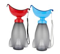 HAMPPLIES 2pcs Portable Kids Travel Urinal 600ml Rocket-Shaped Pee Bottle for Toddlers Leakproof Reusable Pp Car Potty for Boys Girls on Road Trips