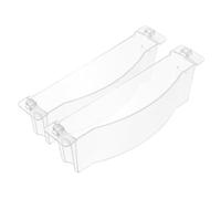 HAMPPLIES 2pcs Range Hood Oil Drip Tray Replacement, Thickened Plastic Oil Collecting Cups for Cooker Hood Filter, Kitchen Grease Storage Container Suitable for Gas Stove Cooking