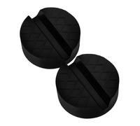 HAMPPLIES 2pcs Rubber Jack Pads with Antislip Slot Design Floor Jack Rubber Pads for Automotive Frame Rail Protection for Car