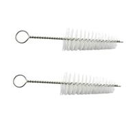 HAMPPLIES 2pcs Saxophone Sound Hole Cleaning Brushes with Dense Nylon Bristles Multipurpose Wind Instrument Maintenance Tools for Alto Tenor and Sax Easy to Use