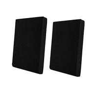 HAMPPLIES 2Pcs Speaker Soundproof Pads Durable Isolation Panels for Voice Box Studio Monitors Shockproof Cushion for Enhanced Audio Quality Dust Protection
