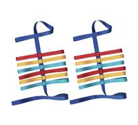 HAMPPLIES 2pcs Toddler Walking Rope Anti-Lost Wrist Leash for Preschool Kids Bright Color Safety Harness Adjustable Straps for Group Outings for Travel and Group Adventures