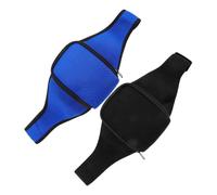 HAMPPLIES 2pcs Trainer Microphone Belt Pack Neoprene Mic Bag for Workout Mic Waist Pocket for Sports Gym Instructor Holder for Outdoor Use