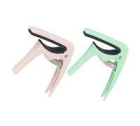 HAMPPLIES 2pcs Universal Guitar Capo Clamp for Acoustic and Folk Guitar Sturdy Abs Material with Delicate Details and Professionals