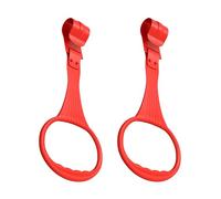HAMPPLIES 2pcs Walking Assistant Rings Stand Support Handles Crib Hanging Pull Rings for Safe Indoor Exercise and Early Development Cognitive Play Aid
