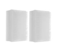 HAMPPLIES 2pcs Wilbarger Therapy Sensory Brush for Defensiveness Therapy Ergonomic Hands Scrub Brush with Soft Bristles Calming Sensory Stimulation Tool