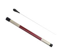 HAMPPLIES 2pcs Wooden Orchestra Music Conductor with Black and Brown Handles, Musical Conducting Sticks with Carrying Tubes, Suitable for Concerts and Symphony Leaders Random Color